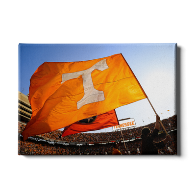 Tennessee Volunteers - T Flags - College Wall Art #Canvas