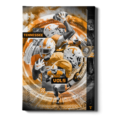Tennessee Volunteers - Football Time - College Wall Art #Canvas