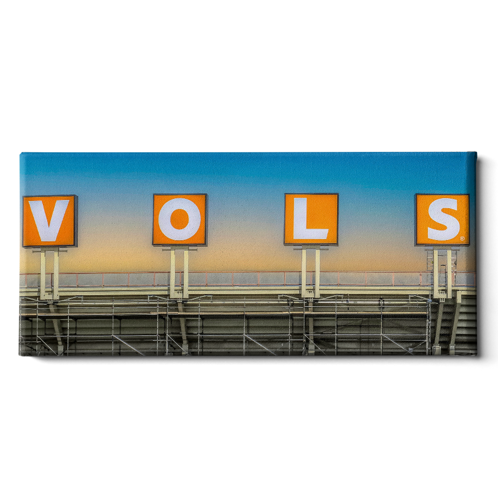 Tennessee Volunteers - V-0-L-S - College Wall Art #Canvas