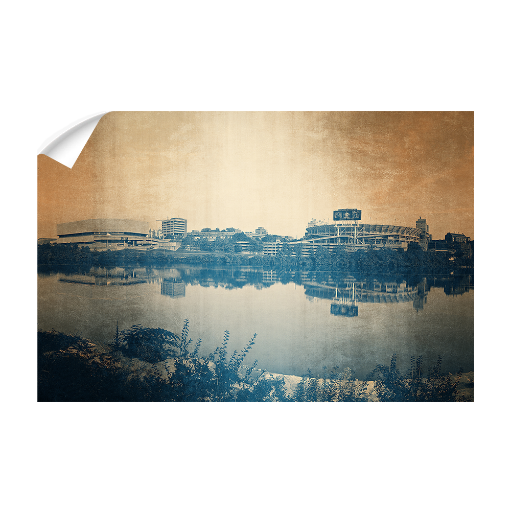 Tennessee Volunteers - Antique Thompson-Boling Neyland - College Wall Art #Canvas