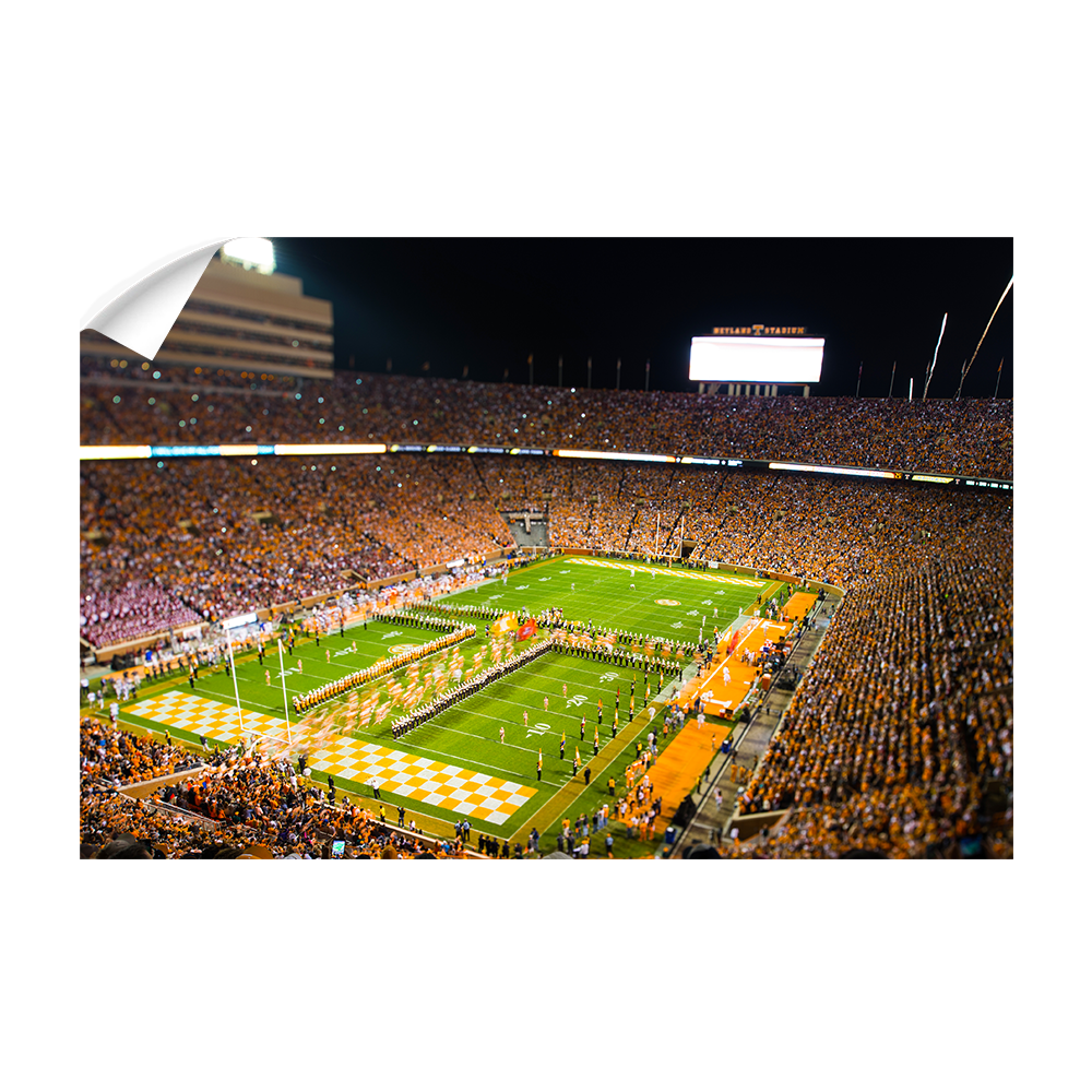 Tennessee Volunteers - Running Through the T 2015 - College Wall Art #Canvas