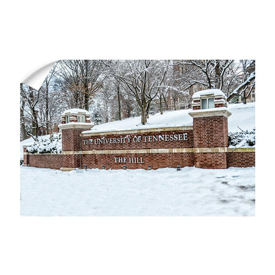 Tennessee Volunteers - Snowy Hill - College Wall Art #Wall Decal