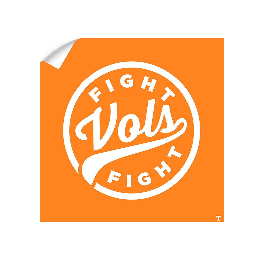 Tennessee Volunteers - Fight Vols Fight Orange - College Wall Art #Canvas