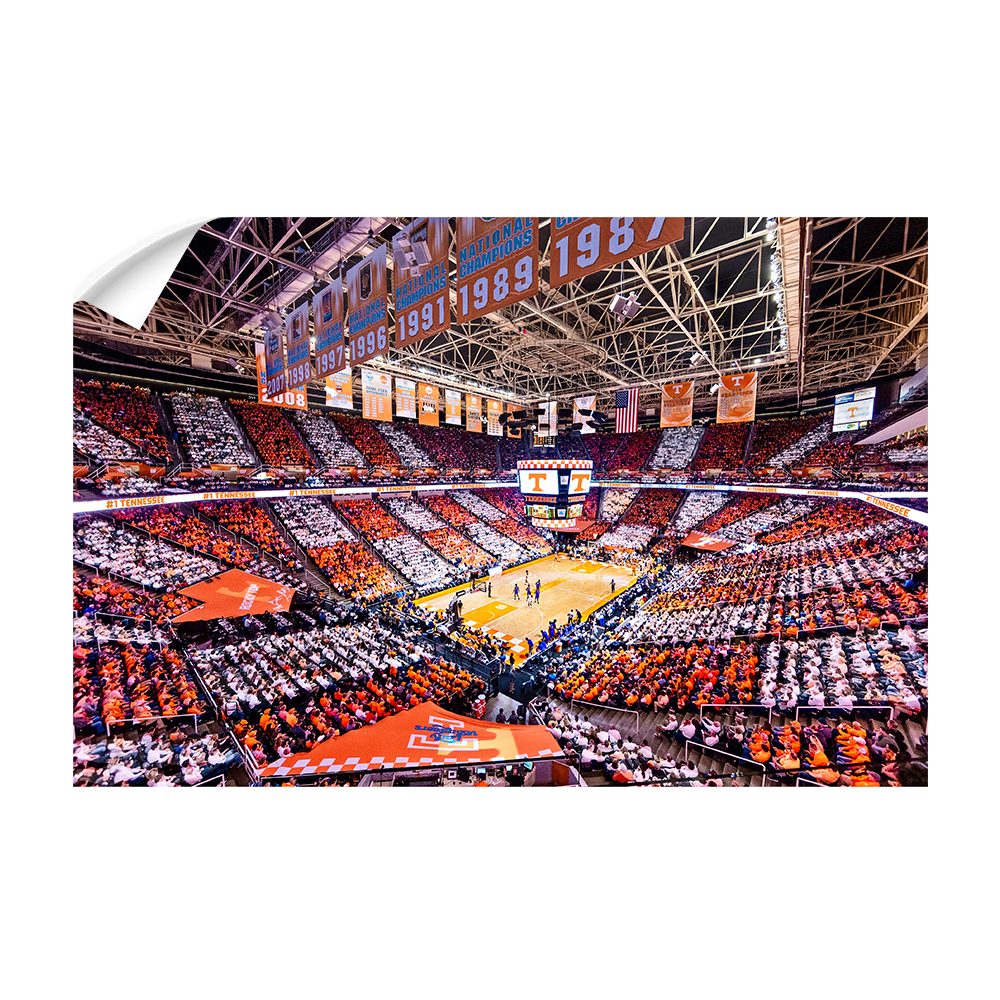 Tennessee Volunteers - Checkerboard Thompson-Boling #1 Tennessee - College Wall Art #Canvas