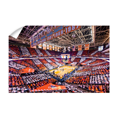 Tennessee Volunteers - Checkerboard Thompson-Boling #1 Tennessee - College Wall Art #Wall Decal