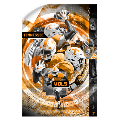Tennessee Volunteers - Football Time - College Wall Art #Wall Decal