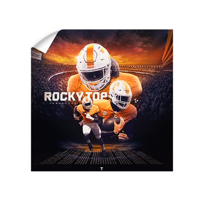 Tennessee Volunteers - Rocky Top Sunset - College Wall Art #Wall Decal