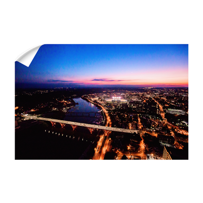 Tennessee Volunteers - Aerial sunset over Neyland - College Wall Art #Wall Decal