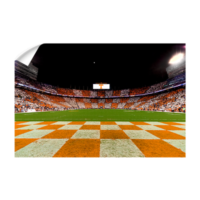 Tennessee Volunteers - Checkerboard Neyland Under the Lights - College Wall Art #Wall Decal