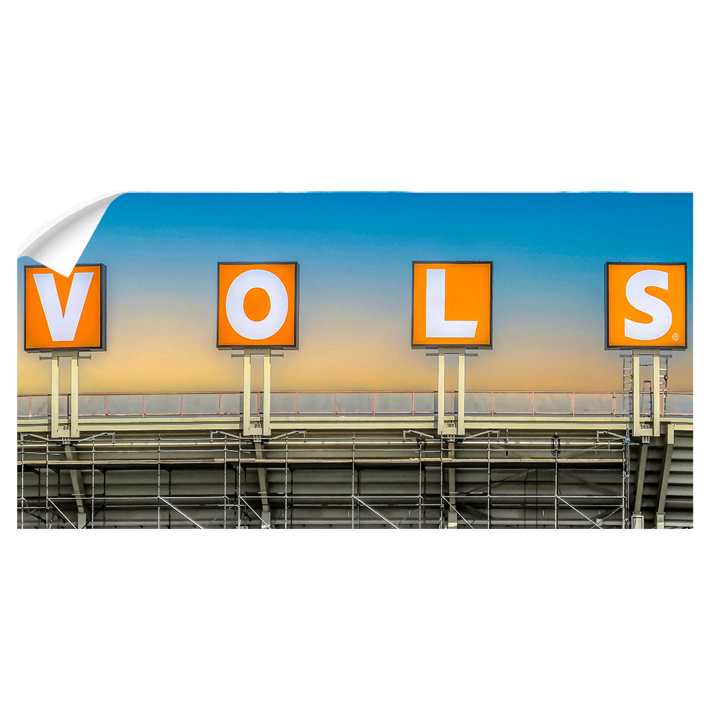 Tennessee Volunteers - V-0-L-S - College Wall Art #Canvas