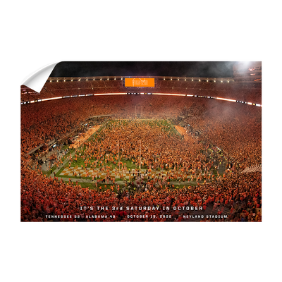 Tennessee Volunteers - It's the Third Saturday in October - College Wall Art #Wall Decal