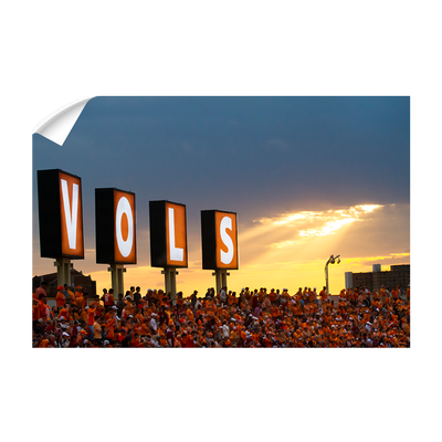 Tennessee Volunteers - Vols Sunset - College Wall Art #Wall Decal