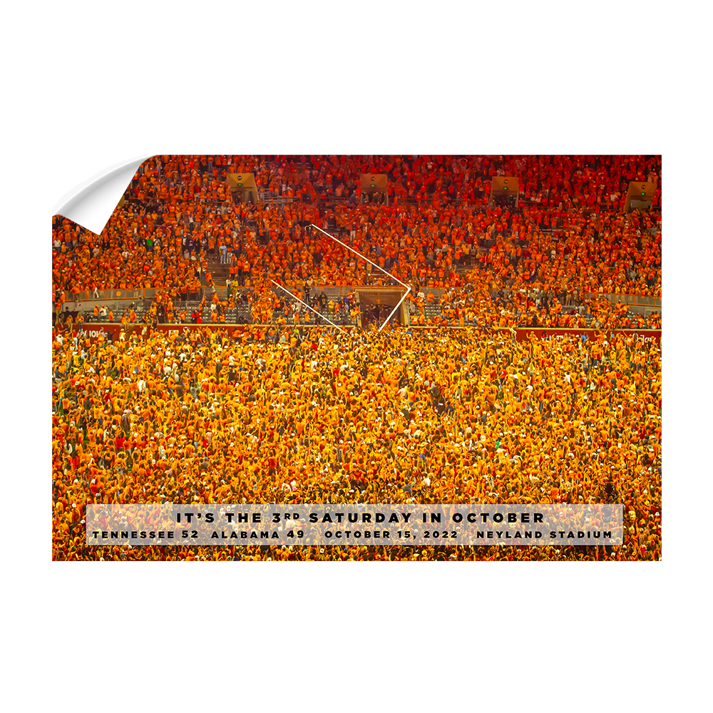 Tennessee Volunteers - Goal Post is Coming Down - College Wall Art #Canvas