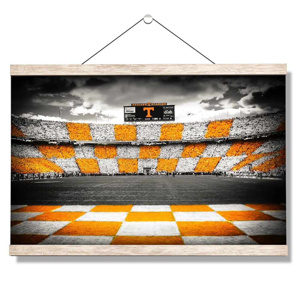 Tennessee Volunteers - Checkerboard Neyland - College Wall Art #Canvas