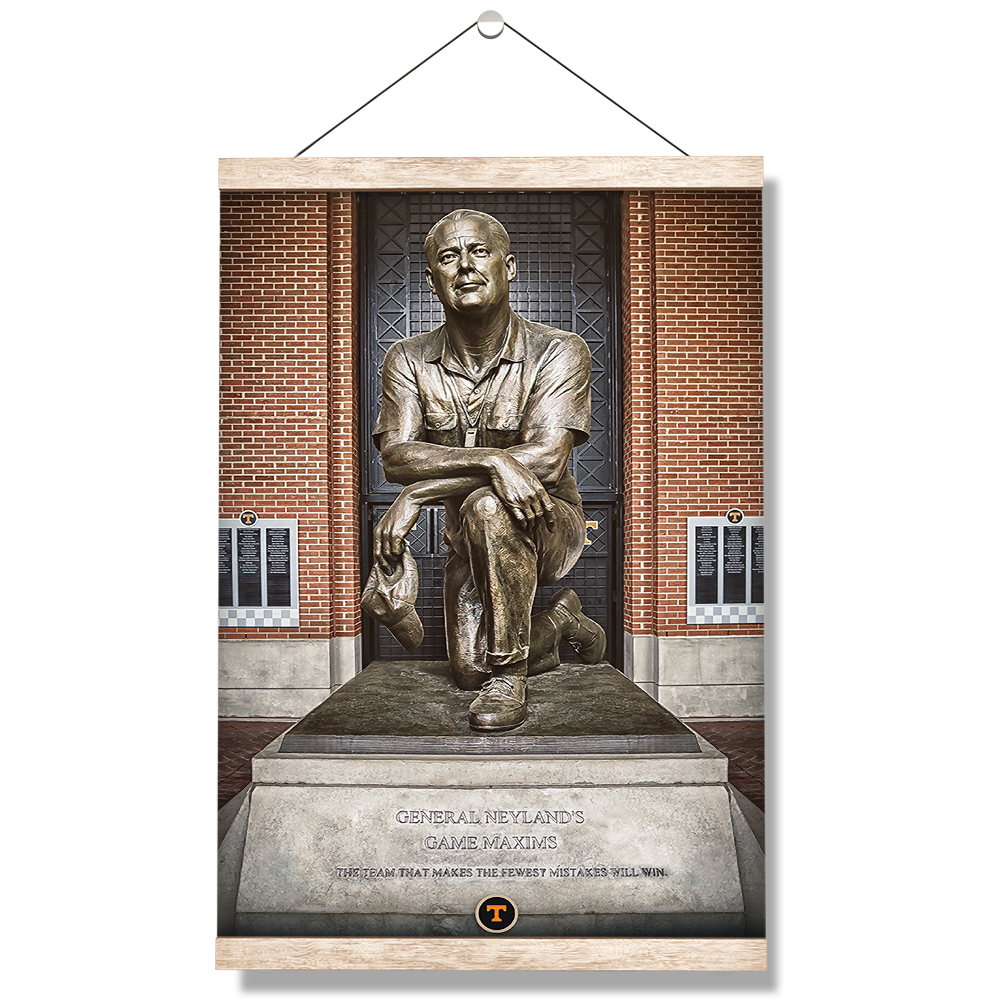 Tennessee Volunteers - General Neyland - College Wall Art #Canvas