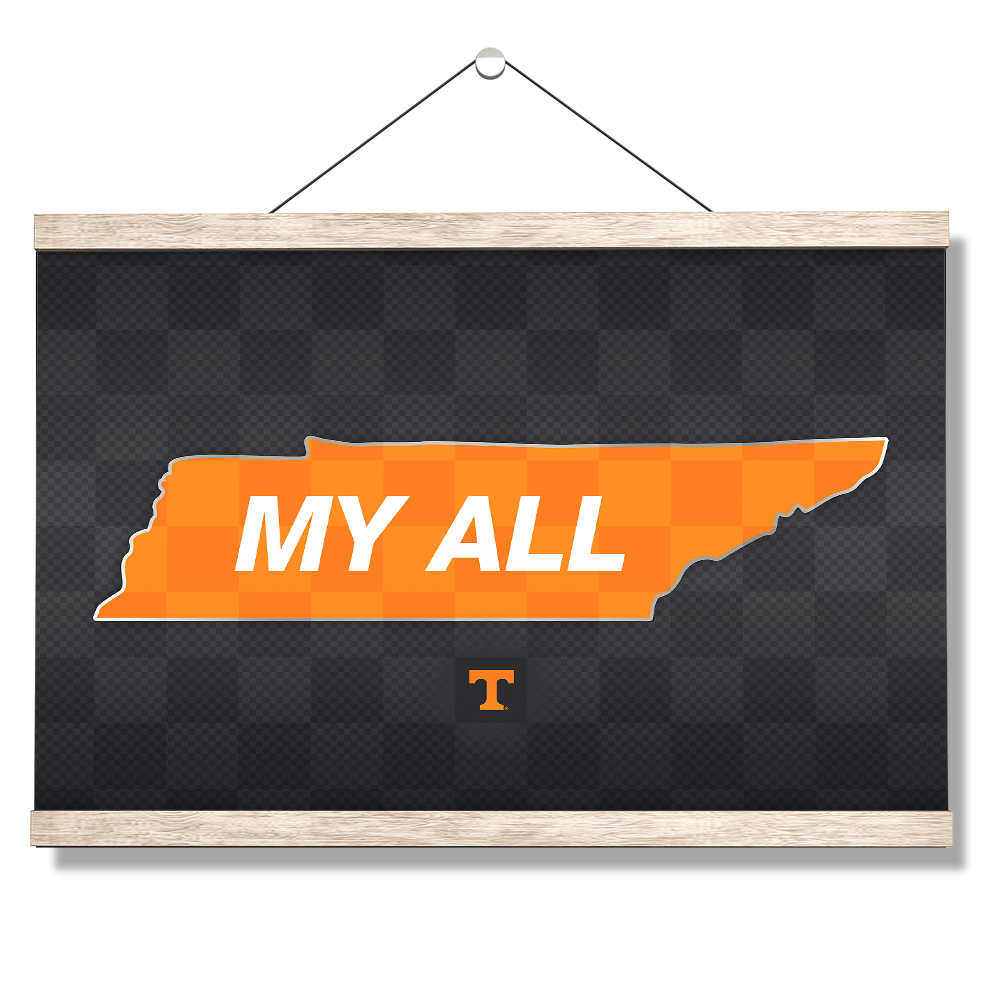 Tennessee Volunteers - My All - College Wall Art #Canvas
