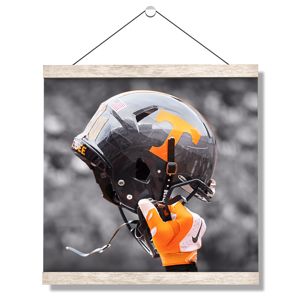 Tennessee Volunteers - Smokey Gray Helmet - College Wall Art #Canvas
