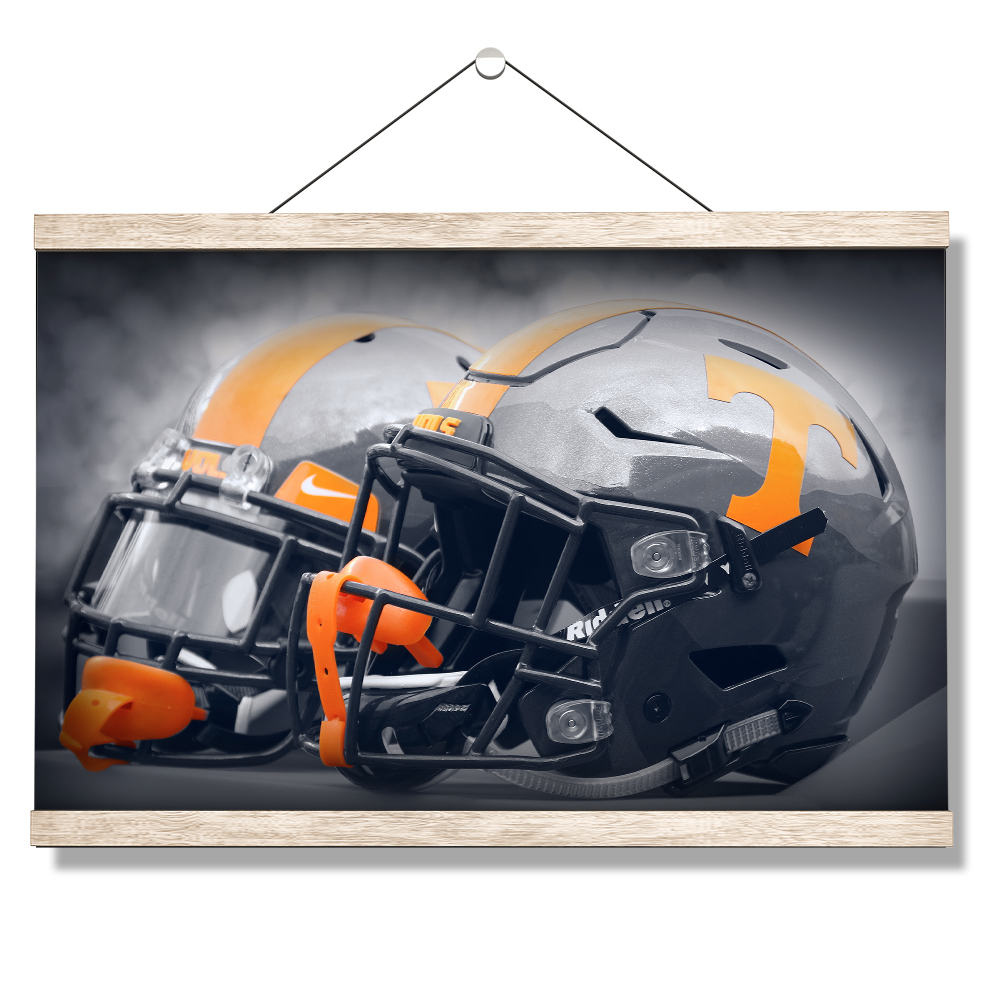 Tennessee Volunteers - Smokey Gray Helmets - College Wall Art #Canvas