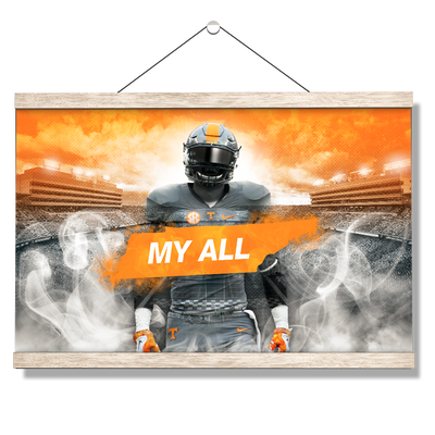 Tennessee Volunteers - Smokey Gray My All - College Wall Art #Hanging Canvas