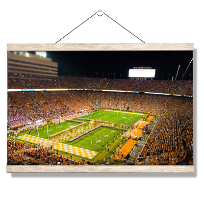 Tennessee Volunteers - Running Through the T 2015 - College Wall Art #Hanging Canvas