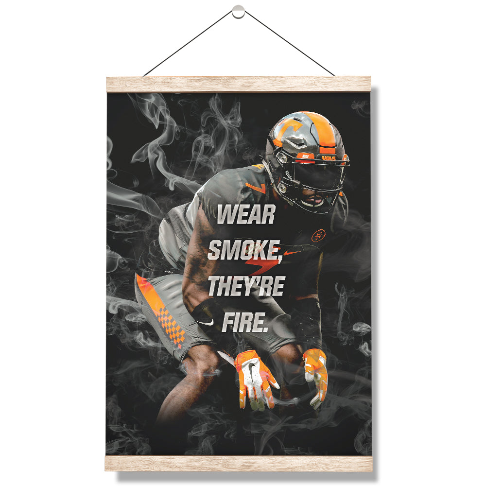 Tennessee Volunteers - Wear Smoke - College Wall Art #Canvas
