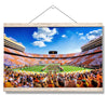 Tennessee Volunteers - Reverse Checkerboard Running thru the T - College Wall Art #Hanging Canvas