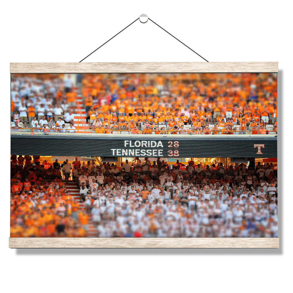 Tennessee Volunteers - Final Score UT vs. FL - College Wall Art #Canvas