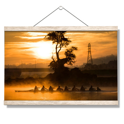 Tennessee Volunteers - Sunrise Row - College Wall Art #Hanging Canvas