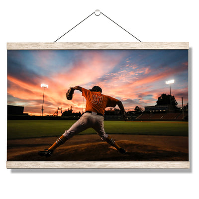 Tennessee Volunteers - Sunset Pitch - College Wall Art #Hanging Canvas