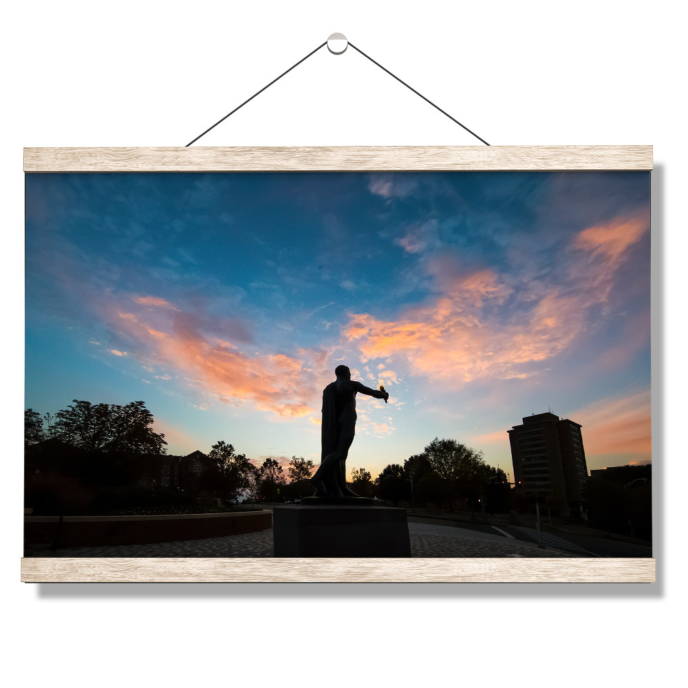 Tennessee Volunteers - Torchbearer Sunset - College Wall Art #Canvas