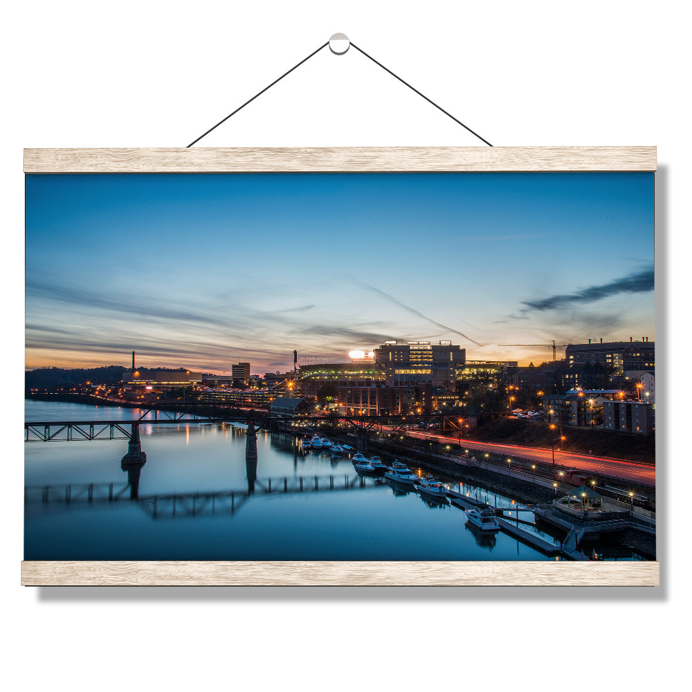 Tennessee Volunteers - River Night - College Wall Art #Canvas