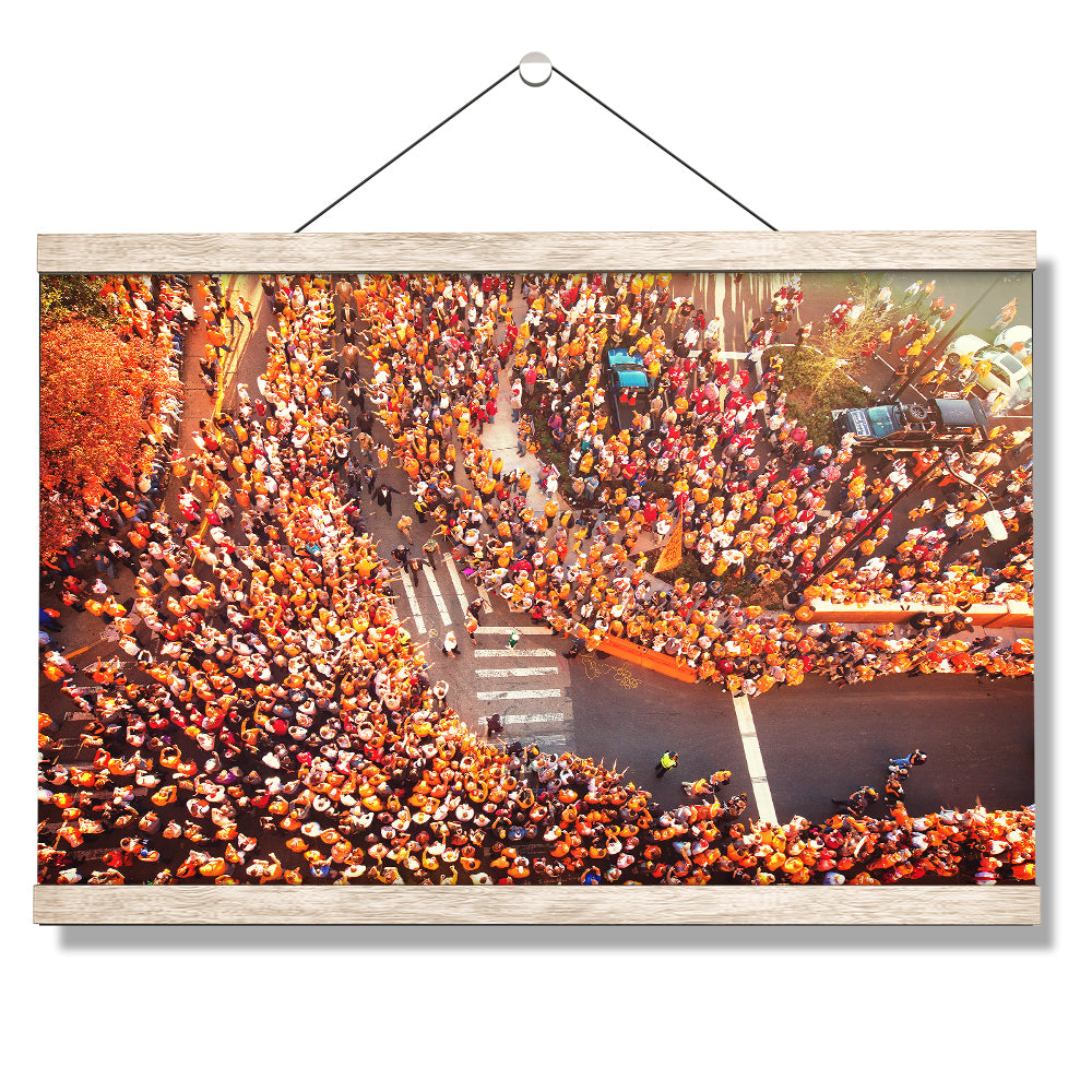 Tennessee Volunteers - Autumn Vol Walk - College Wall Art #Canvas