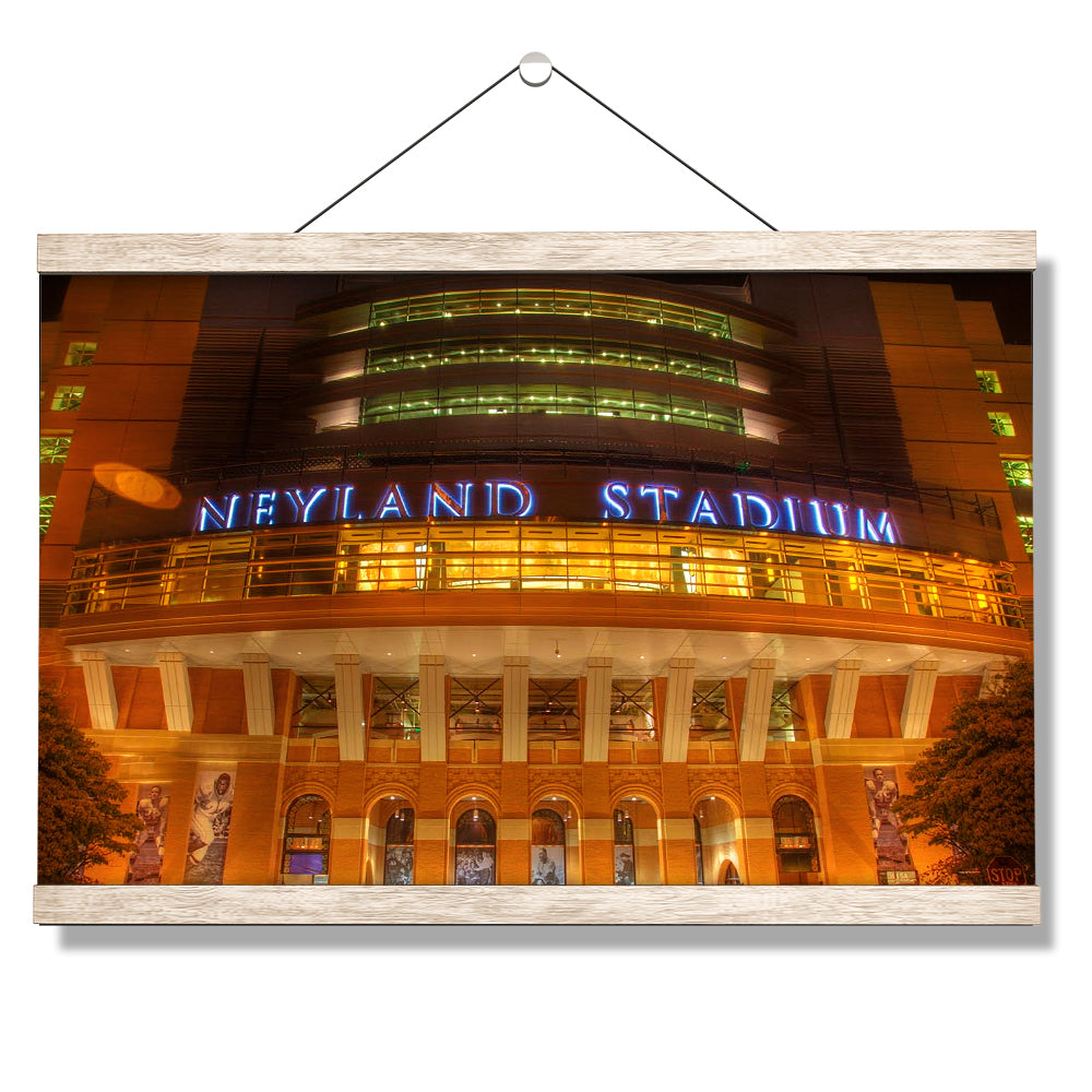 Tennessee Volunteers - Neon Neyland - College Wall Art #Canvas