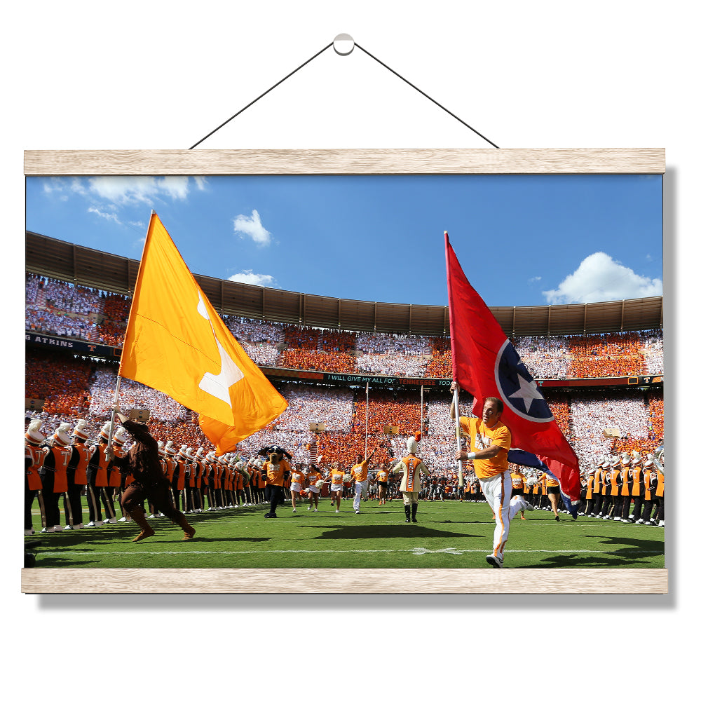 Tennessee Volunteers - Tennessee Checkerboard Neyland - College Wall Art #Canvas