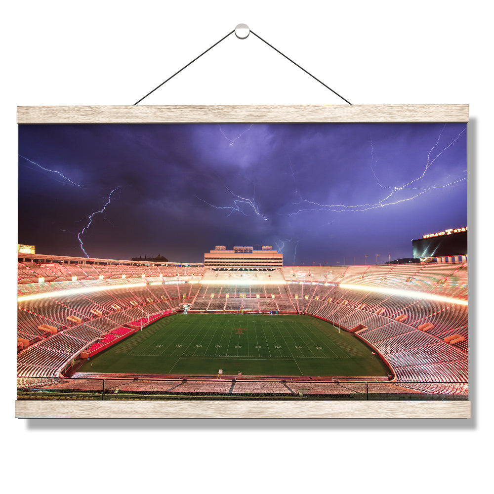 Tennessee Volunteers - Lightning Over Neyland - College Wall Art #Canvas