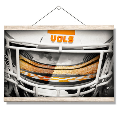 Tennessee Volunteers - Vols Helmet - College Wall Art #Hanging Canvas