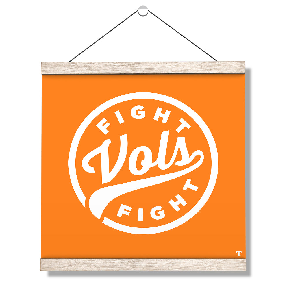 Tennessee Volunteers - Fight Vols Fight Orange - College Wall Art #Canvas