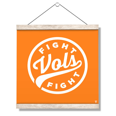 Tennessee Volunteers - Fight Vols Fight Orange - College Wall Art #Hanging Canvas