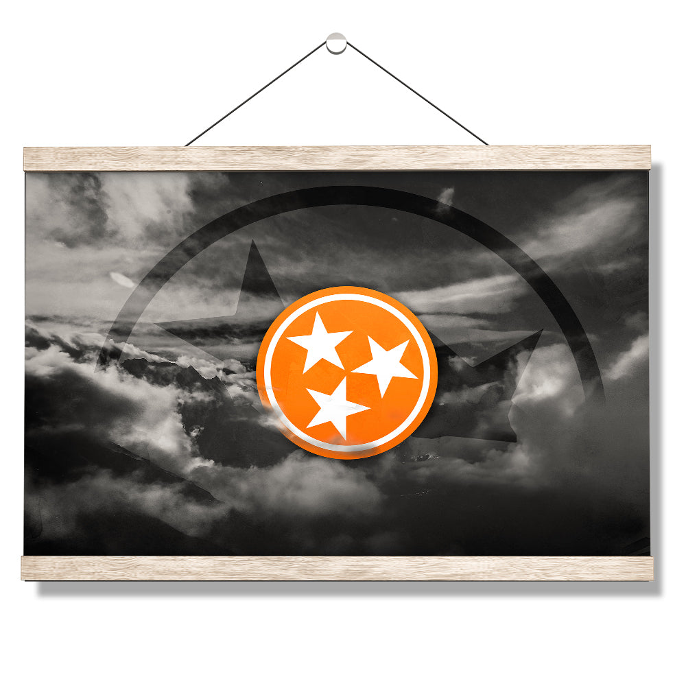 Tennessee Volunteers - Smokey Tri Star - College Wall Art #Canvas