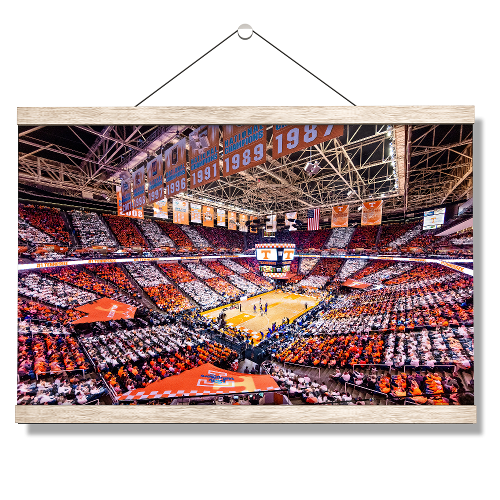 Tennessee Volunteers - Checkerboard Thompson-Boling #1 Tennessee - College Wall Art #Canvas