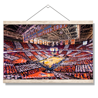 Tennessee Volunteers - Checkerboard Thompson-Boling #1 Tennessee - College Wall Art #Hanging Canvas
