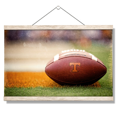 Tennessee Volunteers - Vintage Footballs - College Wall Art #Hanging Canvas