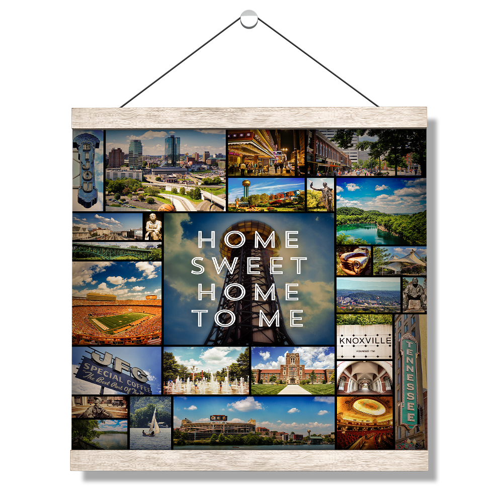 Tennessee Volunteers - Home Sweet Home - College Wall Art #Canvas