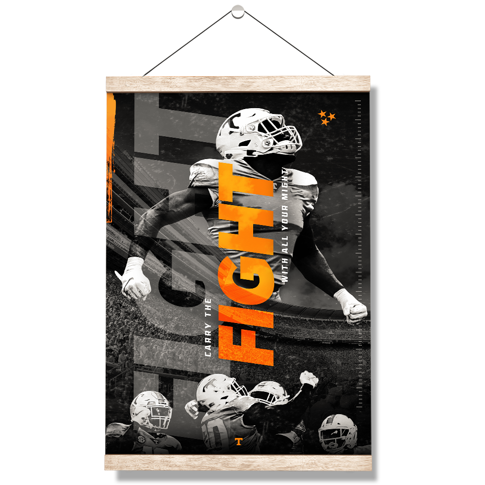 Tennessee Volunteers - Fight - College Wall Art #Canvas
