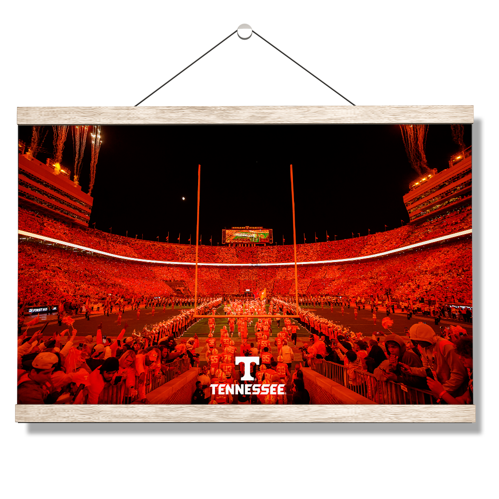 Tennessee Volunteers - Enter Tennessee - College Wall Art #Canvas