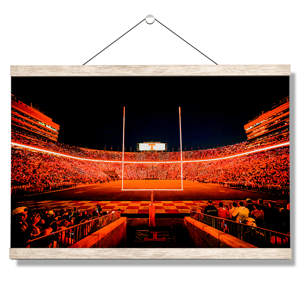 Tennessee Volunteers - Light Up Neyland - College Wall Art #Canvas
