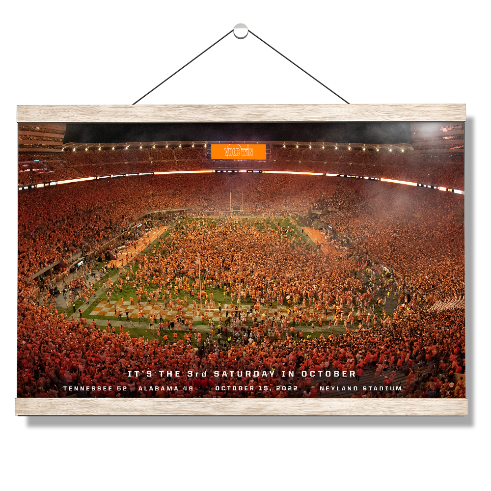 Tennessee Volunteers - It's the Third Saturday in October - College Wall Art #Canvas