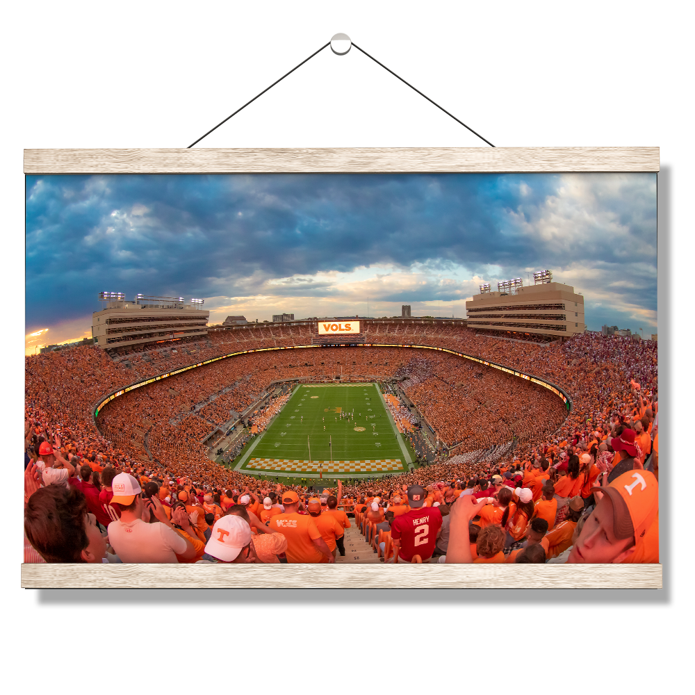 Tennessee Volunteers - Neyland Stadium Orange Out - College Wall Art #Canvas