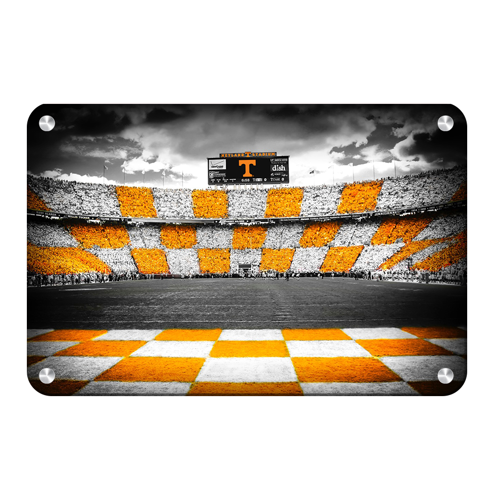 Tennessee Volunteers - Checkerboard Neyland - College Wall Art #Canvas