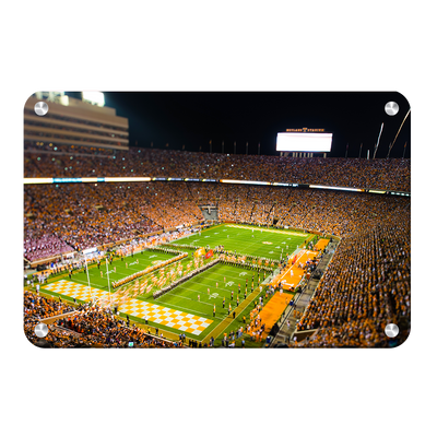 Tennessee Volunteers - Running Through the T 2015 - College Wall Art #Metal